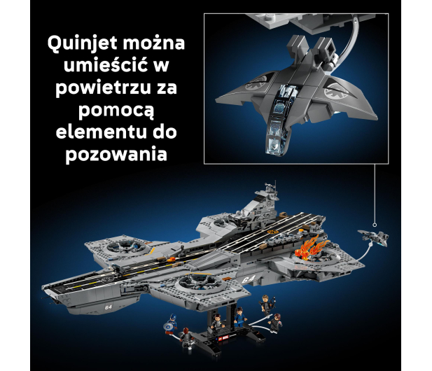 LEGO SUPER HEROES 76354 Lotniskowiec t.a.r.c.z.y. - 1529856 - zdjęcie 8